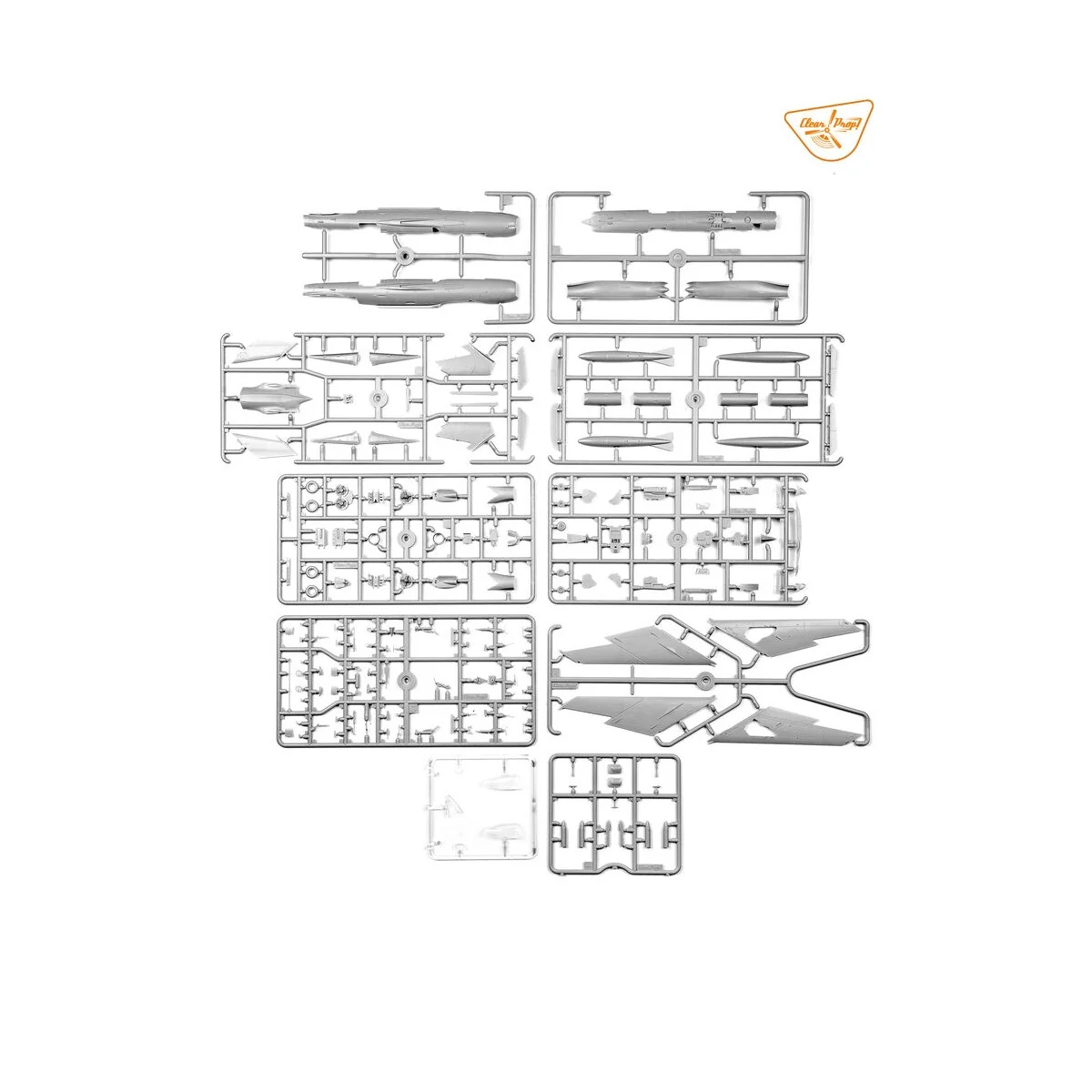 MiG-19P, 1/72 - Clear Prop Models CP72056 MiG-19P, 1/72 - Clear Prop Models CP72056