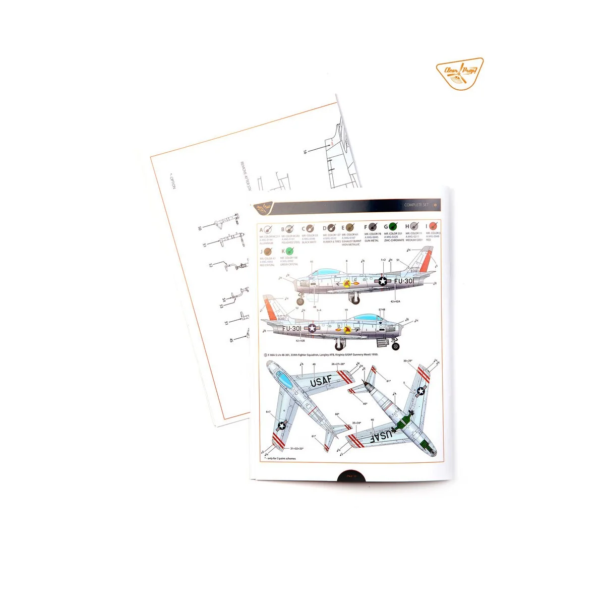 F-86A, 1/72 - Clear Prop Models CP72054