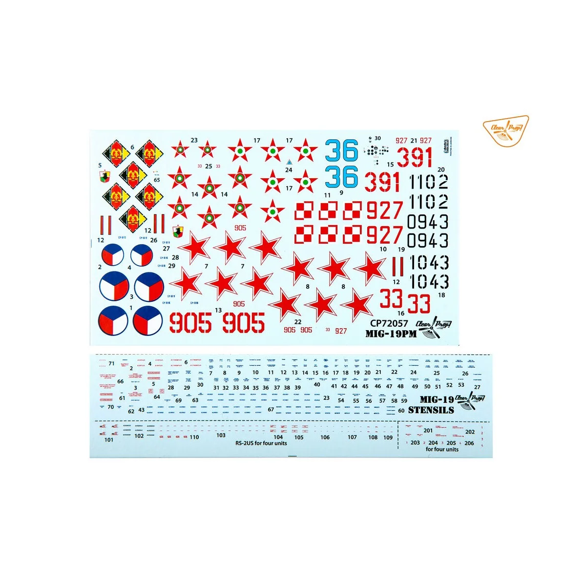 MiG-19PM, 1/72 - Clear Prop Models CP72057 MiG-19PM, 1/72 - Clear Prop Models CP72057