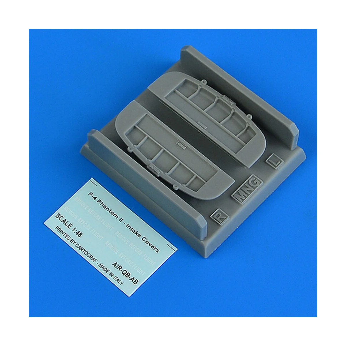 F-4E/G Phantom II FOD covers for MENG, 1/48 - Quickboost QB49 072