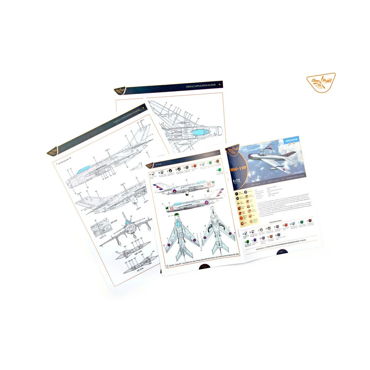 MiG-19P, 1/72 - Clear Prop Models CP72056 MiG-19P, 1/72 - Clear Prop Models CP72056