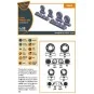 Lynx wheel set for Revell kits, 1/32 - Clear Prop Accessories CPA32009 Lynx wheel set for Revell kits, 1/32 - Clear Prop Accessories CPA32009