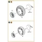 Lynx wheel set for Revell kits, 1/32 - Clear Prop Accessories CPA32009 Lynx wheel set for Revell kits, 1/32 - Clear Prop Accessories CPA32009