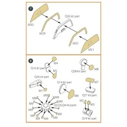 AH-64D/E Apache painting mask for TAKOM kit, 1/35 - Clear Prop Acce...