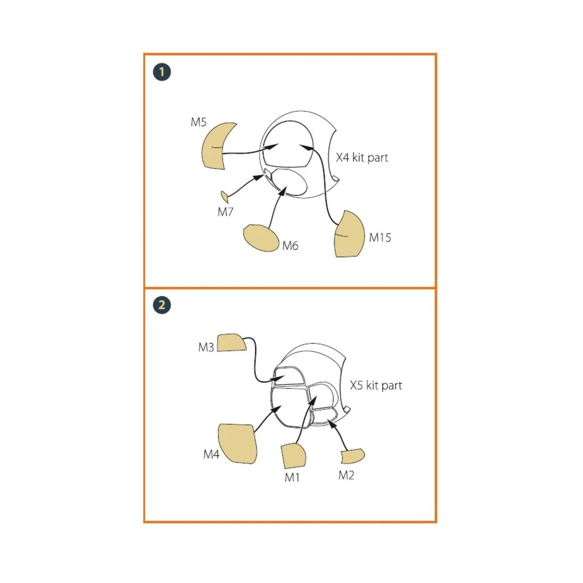 TB.2 painting mask for CP kits, 1/35 - Clear Prop Accessories CPA35005 TB.2 painting mask for CP kits, 1/35 - Clear Prop Accessories CPA35005