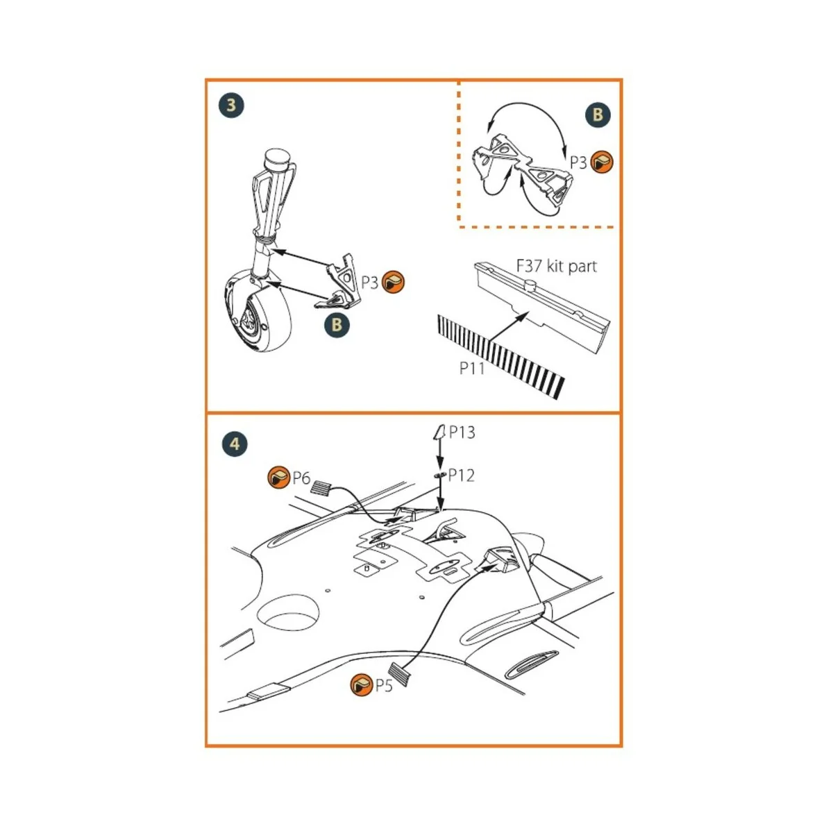 TB.2 PE parts for CP kit, 1/35 - Clear Prop Accessories CPA35006