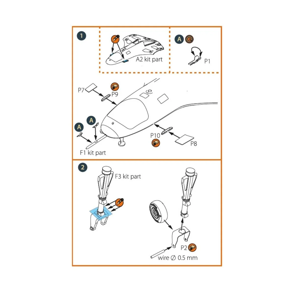 TB.2 PE parts for CP kit, 1/35 - Clear Prop Accessories CPA35006