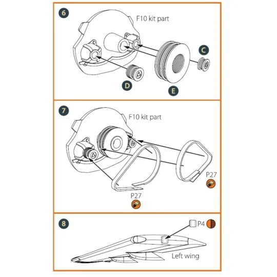TB.2 PE parts for CP kit, 1/35 - Clear Prop Accessories CPA35006