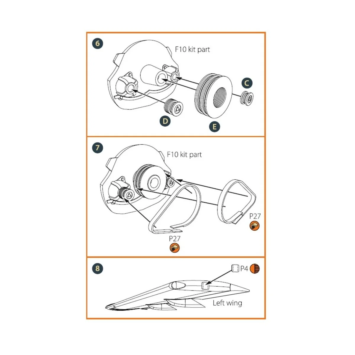 TB.2 PE parts for CP kit, 1/35 - Clear Prop Accessories CPA35006
