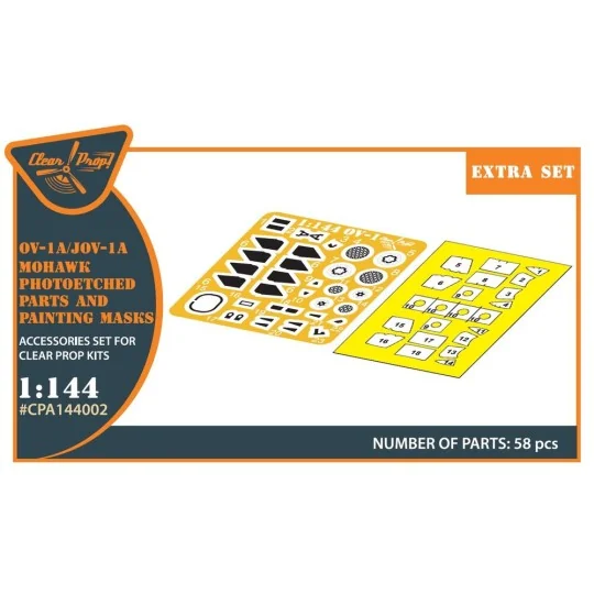 OV-1 A/JOV-1A Mohawk PE parts and painting mask for CP kits, 1/144 ... OV-1 A/JOV-1A Mohawk PE parts and painting mask for CP kits, 1/144 ...