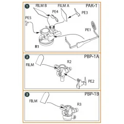 WWII gun sights (PAK-1, PBP-1A, PBP-1B), 1/48 - Clear Prop Accessor...