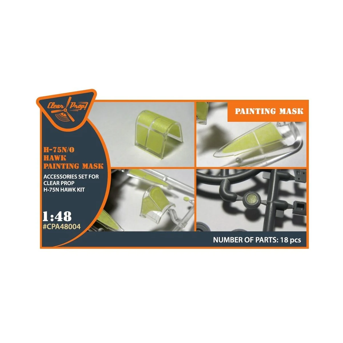 Hawk H-75 N/O for CP kit painting mask for CP kits CP4803/CP4804, 1...