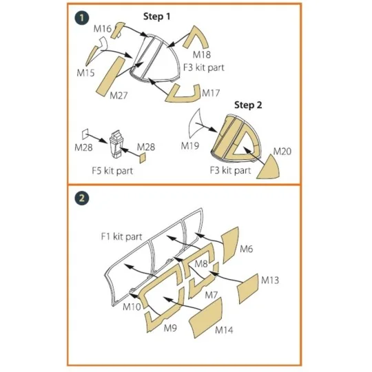 OV-10 A/D Bronko double-sided painting mask for ICM kits 48300/4830... OV-10 A/D Bronko double-sided painting mask for ICM kits 48300/4830...