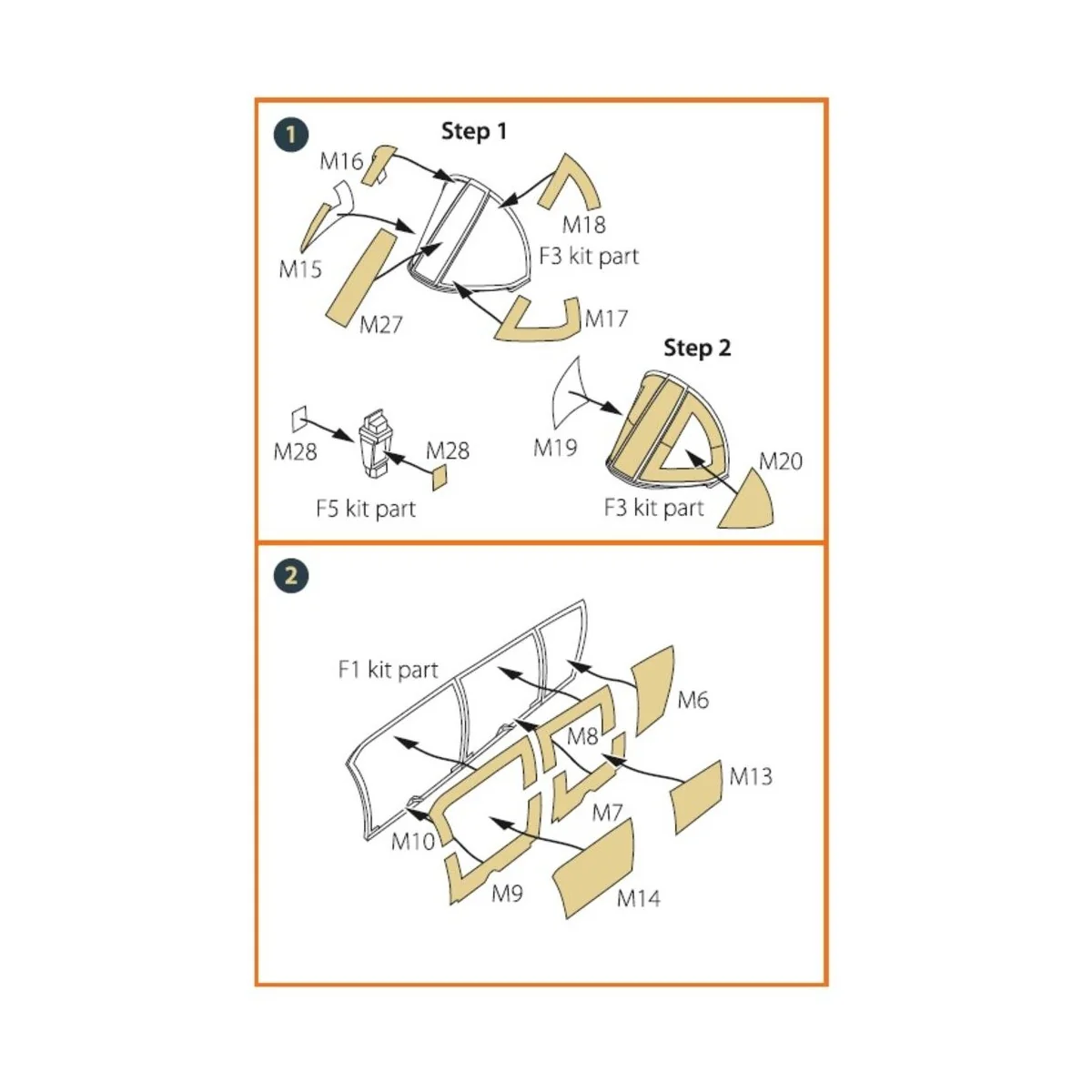OV-10 A/D Bronko double-sided painting mask for ICM kits 48300/4830... OV-10 A/D Bronko double-sided painting mask for ICM kits 48300/4830...
