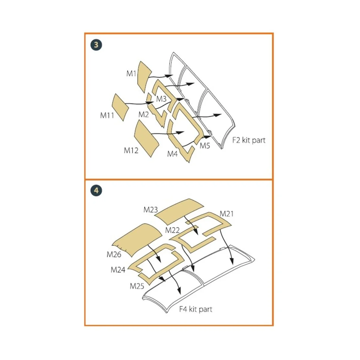 OV-10 A/D Bronko double-sided painting mask for ICM kits 48300/4830... OV-10 A/D Bronko double-sided painting mask for ICM kits 48300/4830...