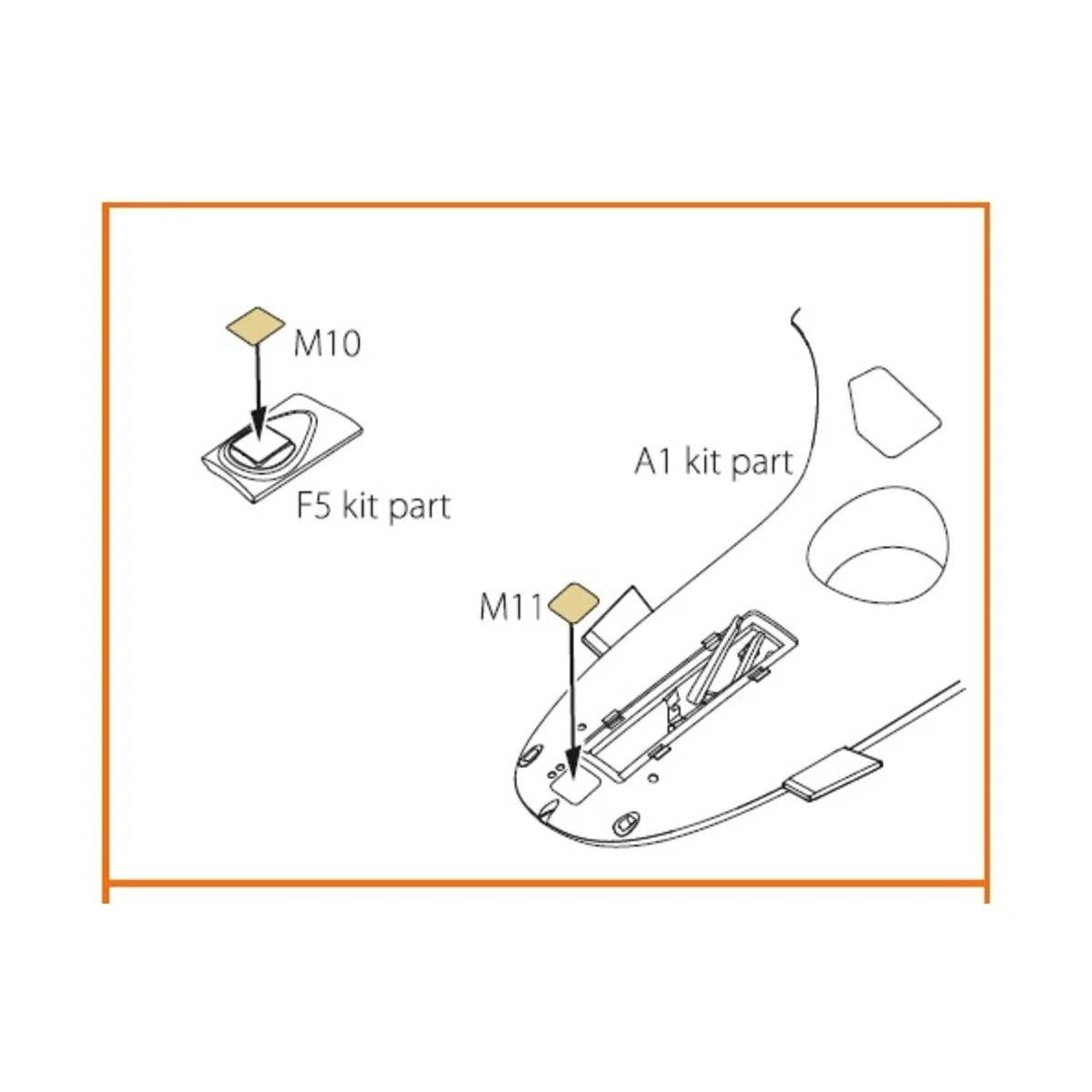 TB.2 painting mask for CP kits, 1/48 - Clear Prop Accessories CPA48018