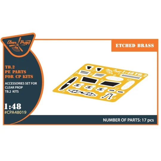 TB.2 PE parts for CP kits, 1/48 - Clear Prop Accessories CPA48019