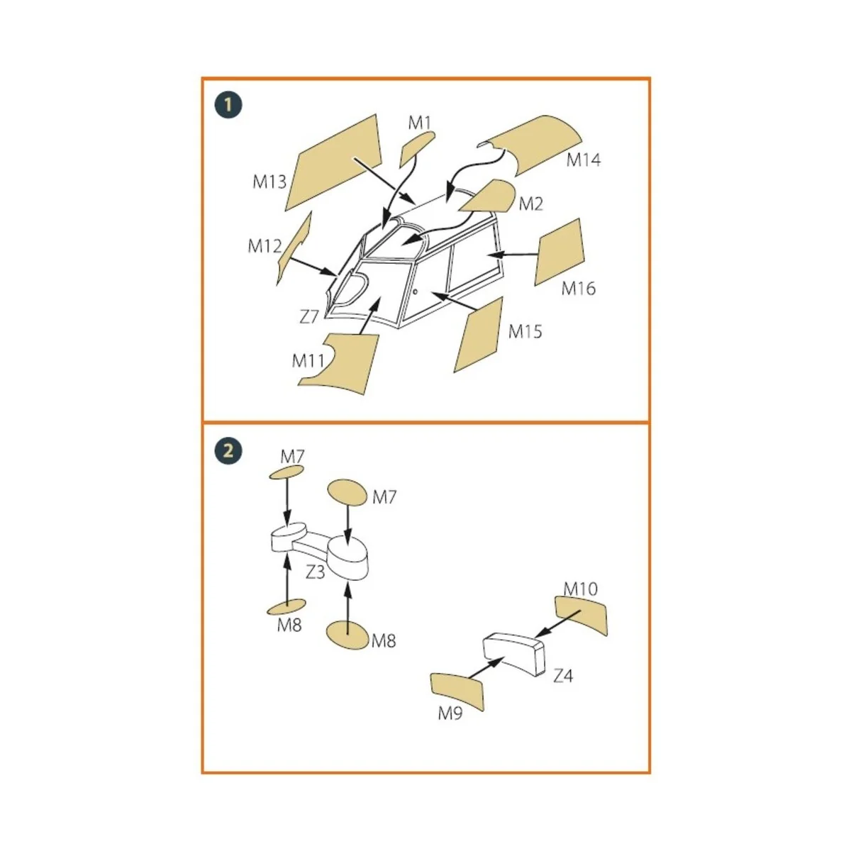 I-16 (early version) painting mask for CP kit, 1/48 - Clear Prop Ac... I-16 (early version) painting mask for CP kit, 1/48 - Clear Prop Ac...