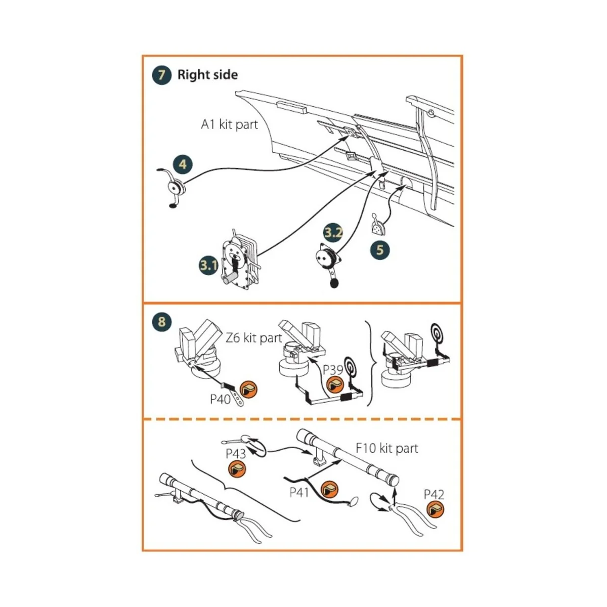 I-16 type 5 INTERIOR PE parts for CP kits, 1/48 - Clear Prop Access...