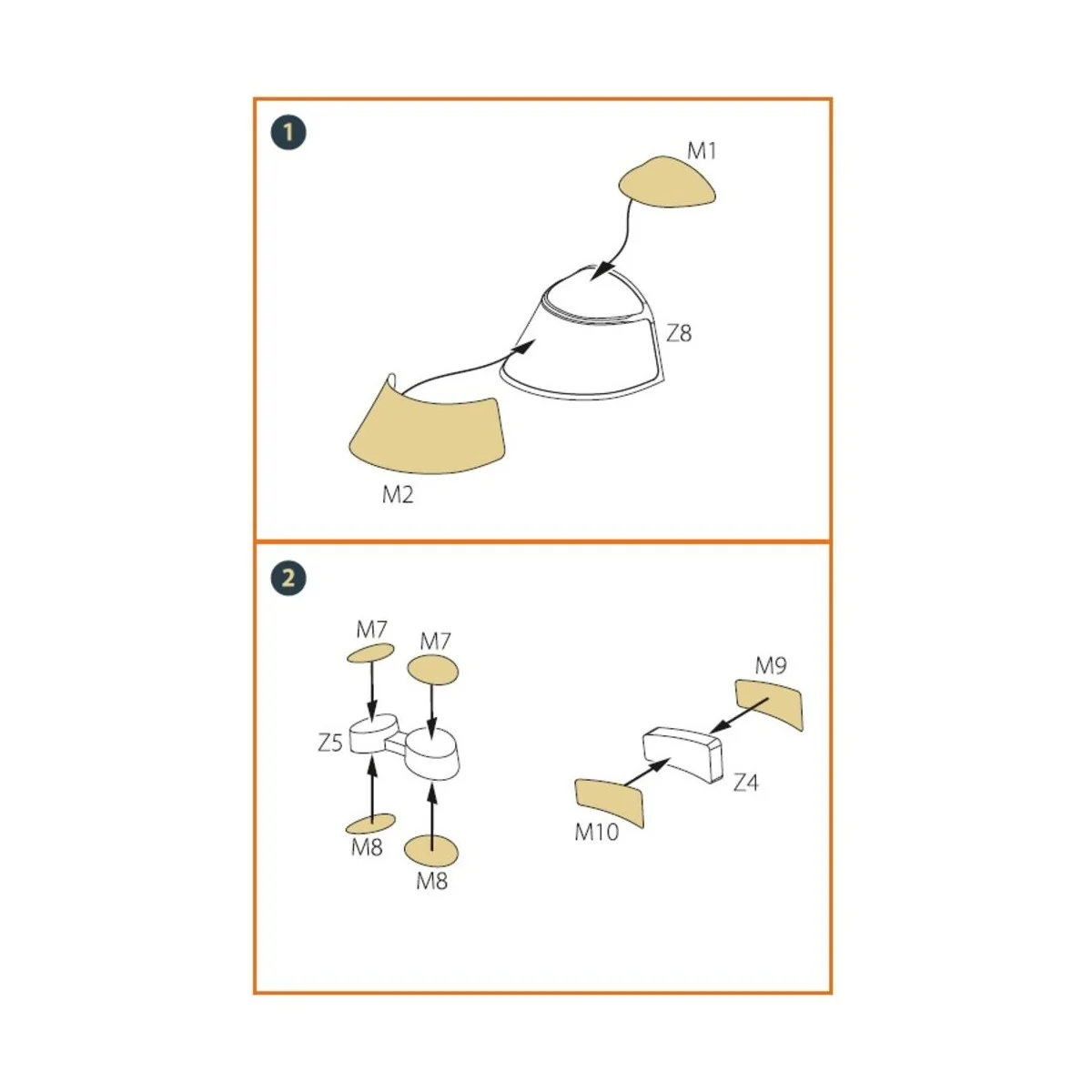 I-16 (late version) painting mask for CP kit, 1/48 - Clear Prop Acc...