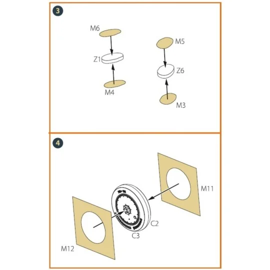 I-16 (late version) painting mask for CP kit, 1/48 - Clear Prop Acc...