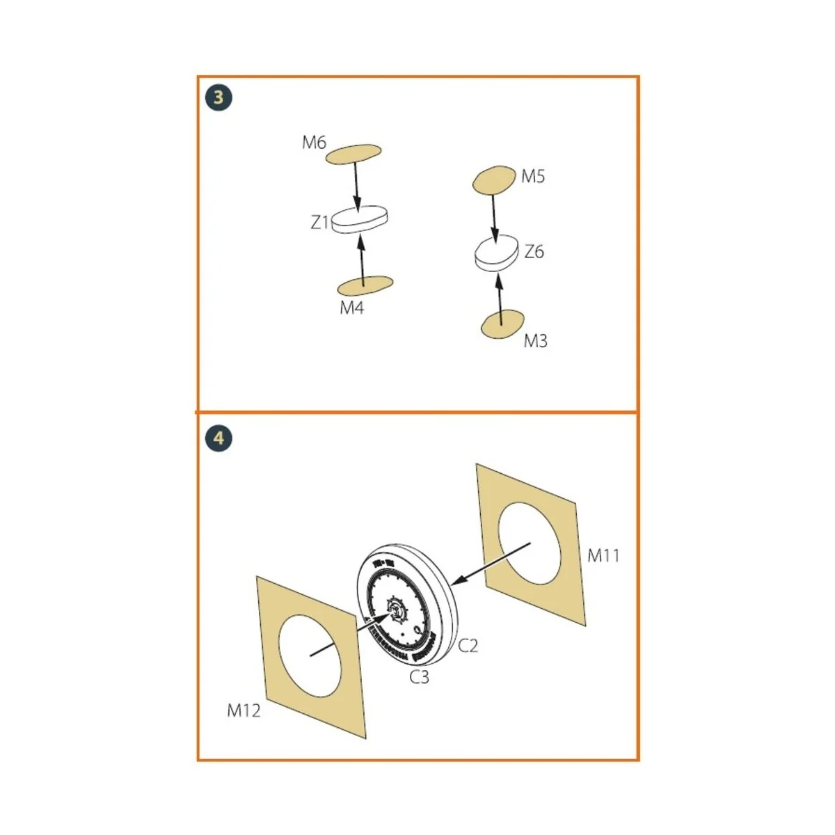 I-16 (late version) painting mask for CP kit, 1/48 - Clear Prop Acc...