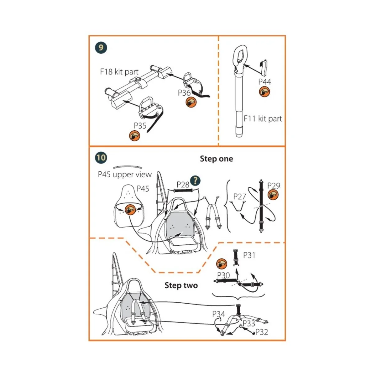 I-16 type 5 INTERIOR PE parts for CP kits, 1/48 - Clear Prop Access...