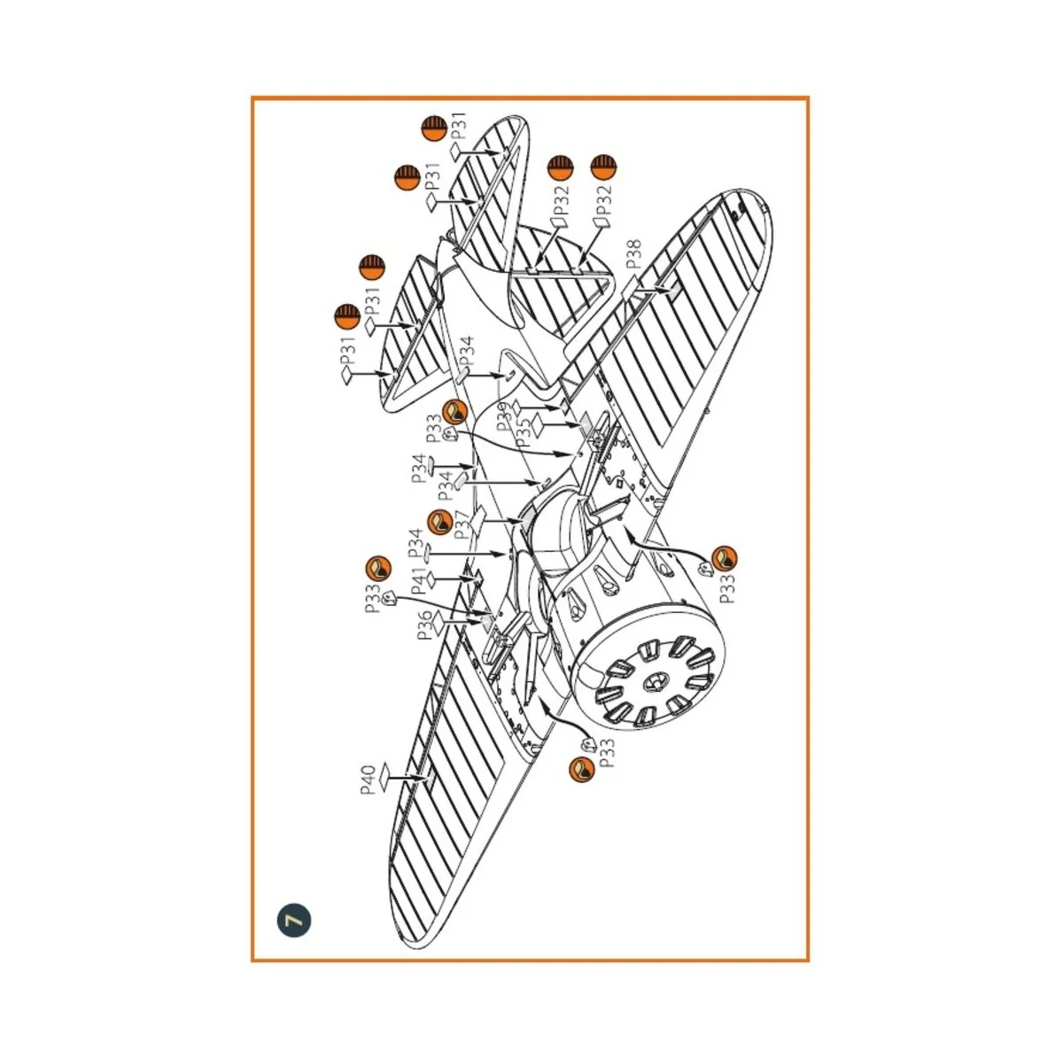 I-16 type 5 EXTERIOR PE parts for CP kits, 1/48 - Clear Prop Access... I-16 type 5 EXTERIOR PE parts for CP kits, 1/48 - Clear Prop Access...