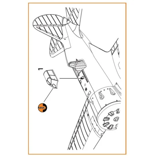 I-16 vacuum formed canopy (early version) for CP kit, 1/48 - Clear ...