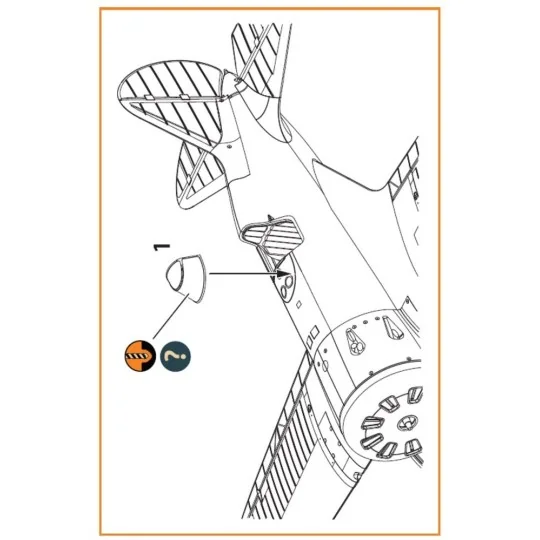 I-16 vacuum formed canopy (late version) for CP kit, 1/48 - Clear P... I-16 vacuum formed canopy (late version) for CP kit, 1/48 - Clear P...