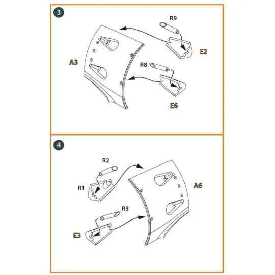 I-16 type 5 exhausts for CP kits, 1/48 - Clear Prop Accessories CPA...