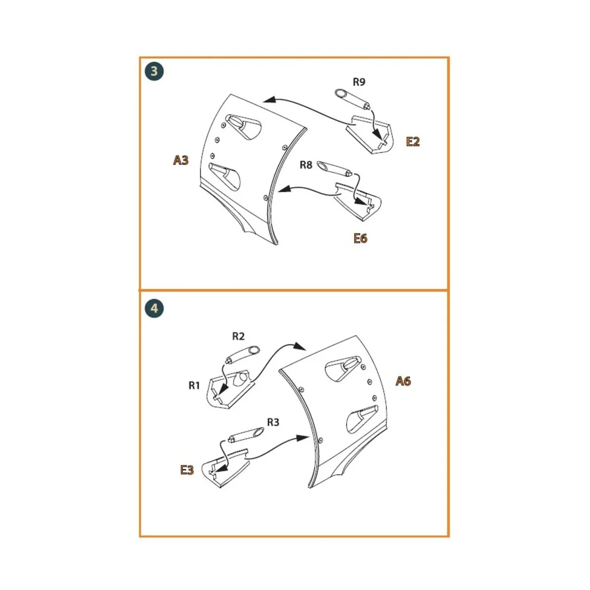 I-16 type 5 exhausts for CP kits, 1/48 - Clear Prop Accessories CPA...