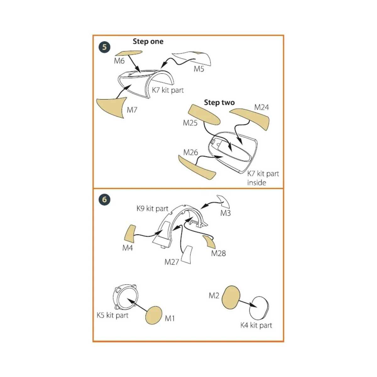 F-4G/E Phantom II painting mask for MENG kit, 1/48 - Clear Prop Acc... F-4G/E Phantom II painting mask for MENG kit, 1/48 - Clear Prop Acc...