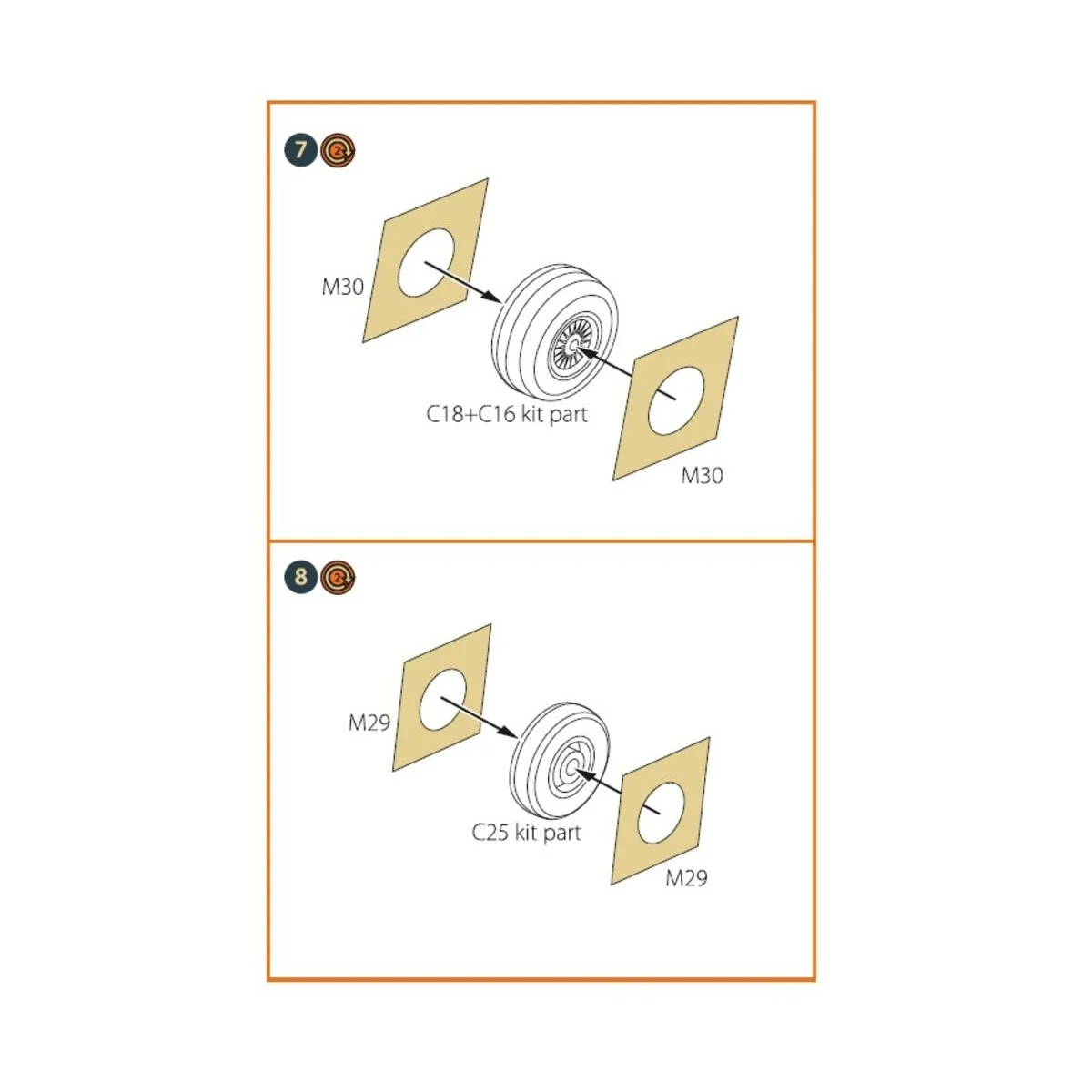 F-4G/E Phantom II painting mask for MENG kit, 1/48 - Clear Prop Acc... F-4G/E Phantom II painting mask for MENG kit, 1/48 - Clear Prop Acc...