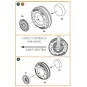 F-35A wheel set, 1/48 - Clear Prop Accessories CPA48033