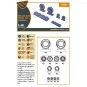 Mirage-2000 wheel set, 1/48 - Clear Prop Accessories CPA48035 Mirage-2000 wheel set, 1/48 - Clear Prop Accessories CPA48035