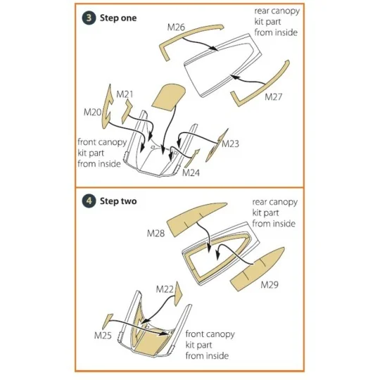 A-10C double-sided painting mask for ACADEMY kit, 1/48 - Clear Prop... A-10C double-sided painting mask for ACADEMY kit, 1/48 - Clear Prop...
