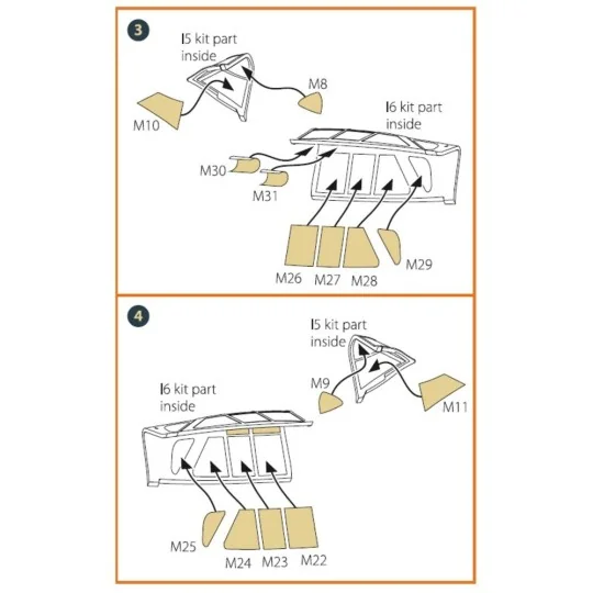 P-47B Thunderbolt double-sided painting mask for Dora Wings kit, 1/...