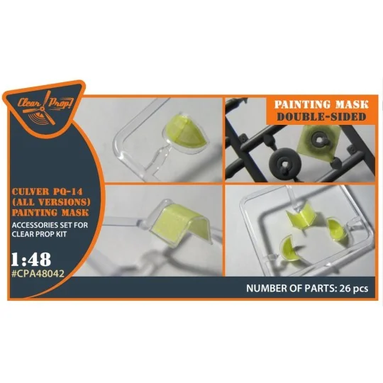 Culver PQ-14 (all versions) double-sided painting mask for CP kits,...