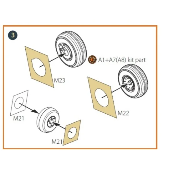 Culver PQ-14 (all versions) double-sided painting mask for CP kits,...