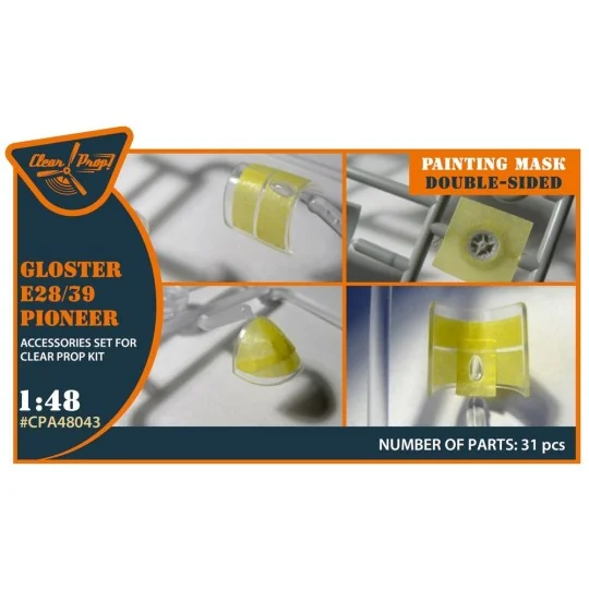 Gloster E28/39 Pioneer double-sided mask for CP kit CP4823, 1/48 - ...