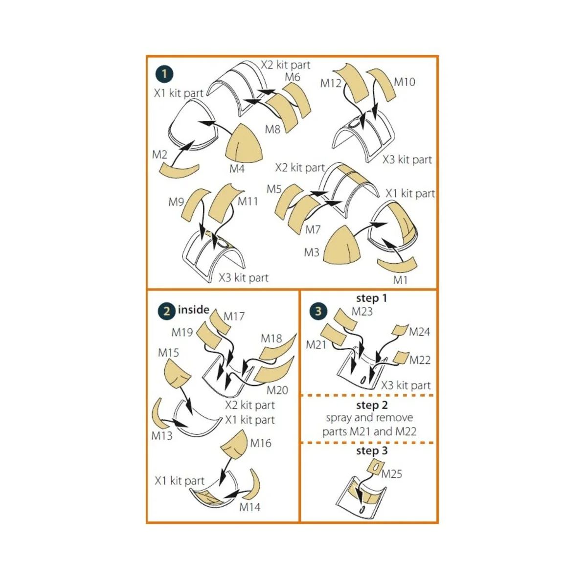 Gloster E28/39 Pioneer double-sided mask for CP kit CP4823, 1/48 - ...