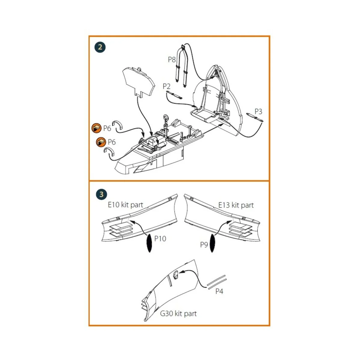 Gloster E28/39 Pioneer PE parts for CP kits, 1/48 - Clear Prop Acce...