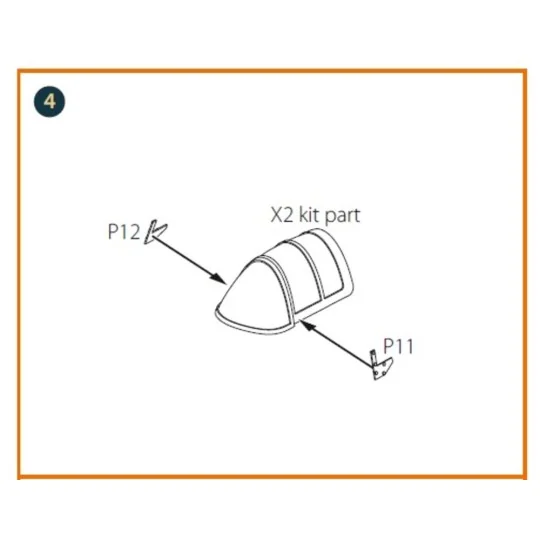 Gloster E28/39 Pioneer PE parts for CP kits, 1/48 - Clear Prop Acce...