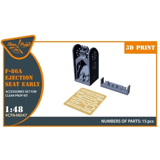 F-86A Ejection seat early for CP kits, 1/48 - Clear Prop Accessorie...