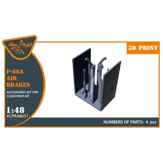 F-86A air brakes for CP kits, 1/48 - Clear Prop Accessories CPA48051 F-86A air brakes for CP kits, 1/48 - Clear Prop Accessories CPA48051