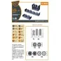 F-86A wheel set type 1 for CP kits, 1/48 - Clear Prop Accessories C...