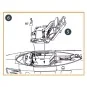 F-86A Ejection seat late for CP kits, 1/48 - Clear Prop Accessories...
