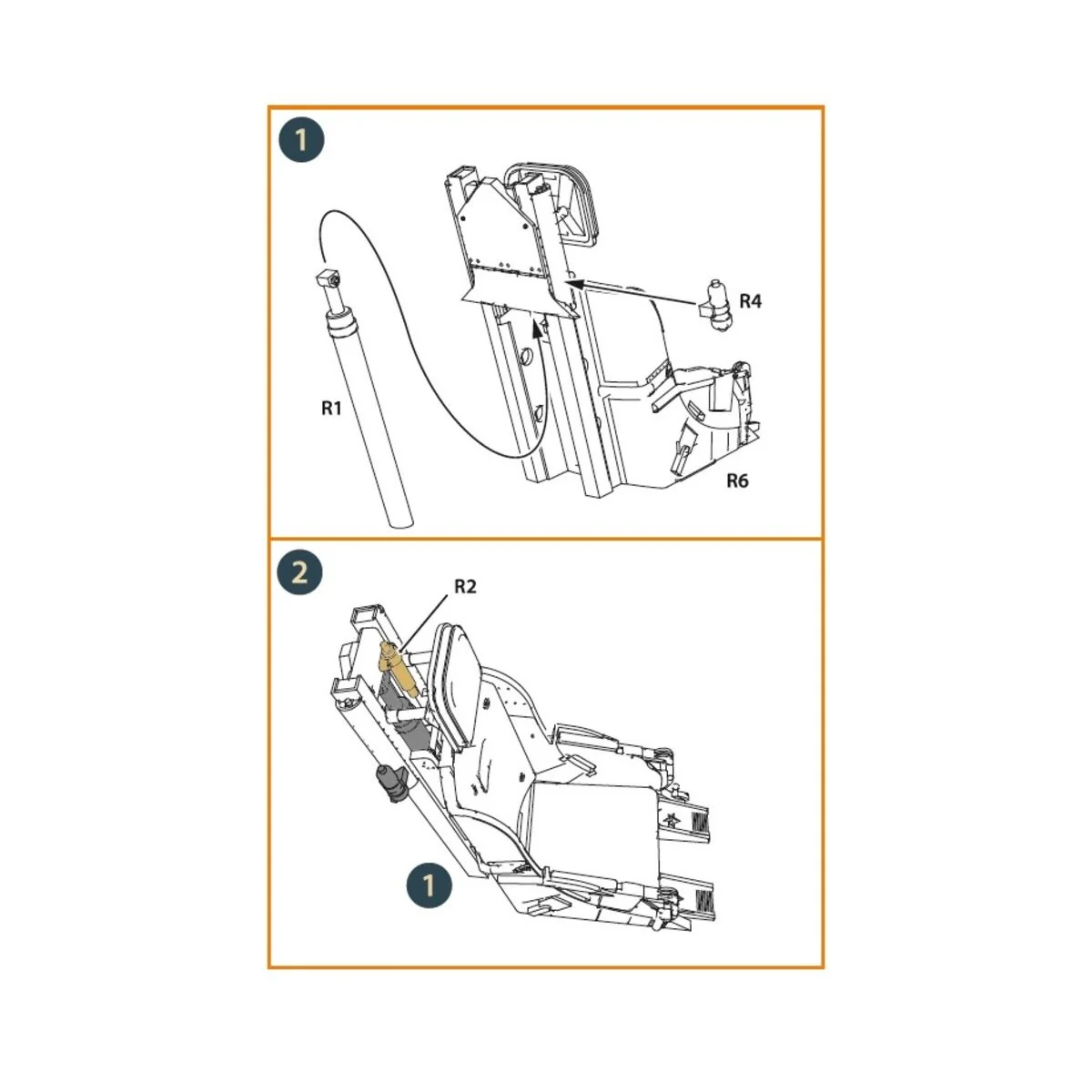 F-86A Ejection seat late for CP kits, 1/48 - Clear Prop Accessories...