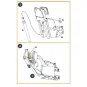 F-86A Ejection seat late for CP kits, 1/48 - Clear Prop Accessories...